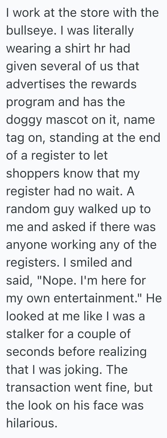 Screenshot 2025 07 13 at 11.24.00 AM Confused Tourist Asked The Cashier Where She Worked, So She Stared In Silence Until The Answer Became Obvious